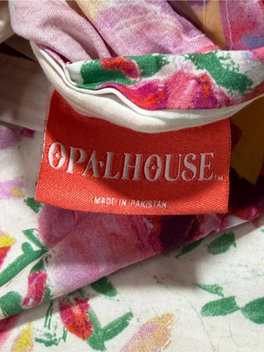 Opalhouse Pink Floral Comforter with Cream and Yellow Accents